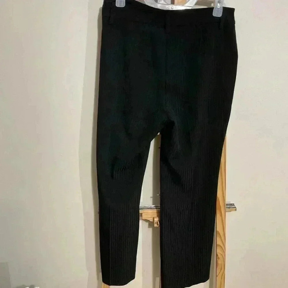Karen Kane black striped dress pants stretchy women’s size 6 - Picture 7 of 7